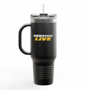 On Patrol Live Insulated Travel Mug, 40oz