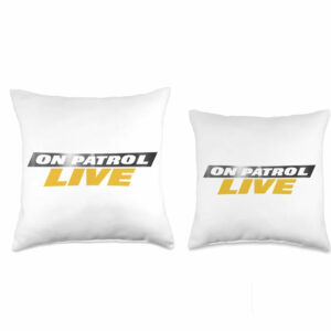 On Patrol Live Logo Throw Pillow