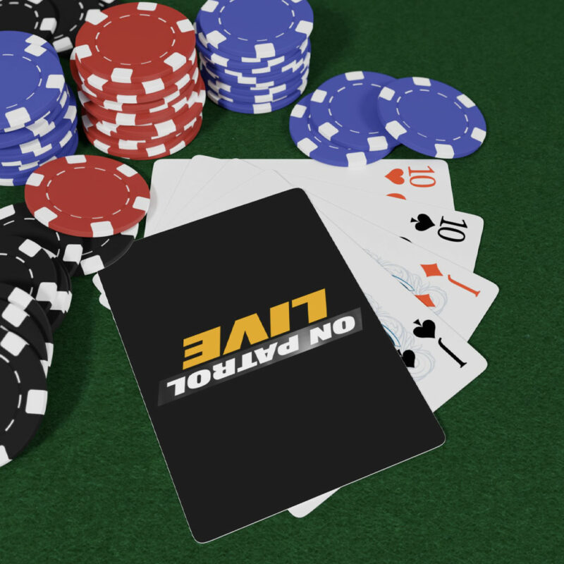 On Patrol Live Poker Playing Cards
