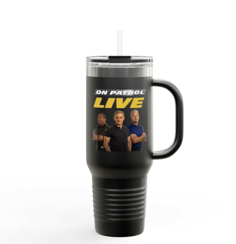 OPL On Patrol Live- Inspired Travel Mug, 40oz