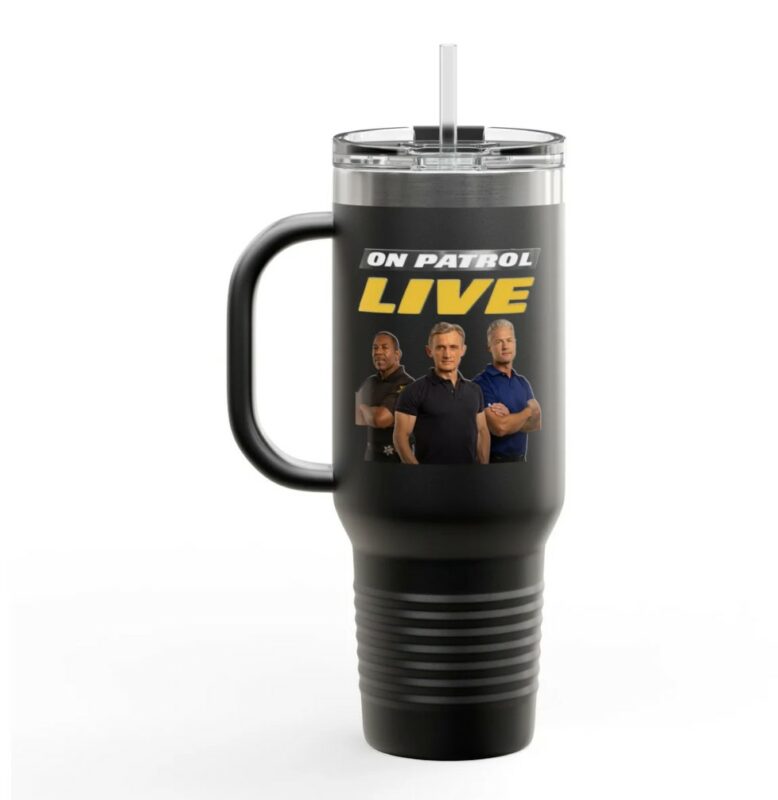 OPL On Patrol Live- Inspired Travel Mug, 40oz