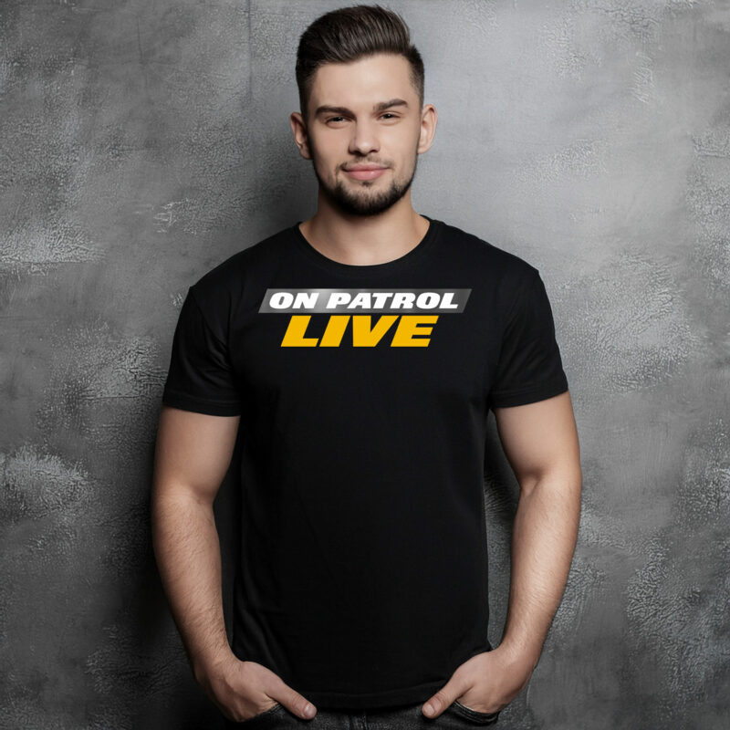 On Patrol Live Camouflage Logo Tee