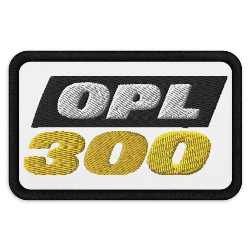 On Patrol Live OPL 300 Embroidered patches