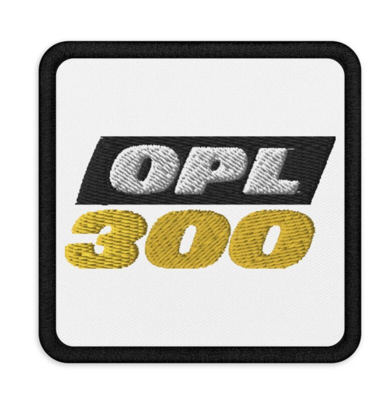 On Patrol Live OPL 300 Embroidered patches