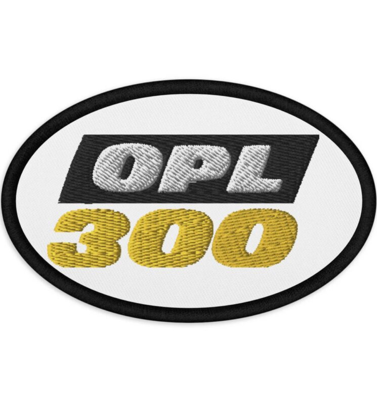 On Patrol Live OPL 300 Embroidered patches