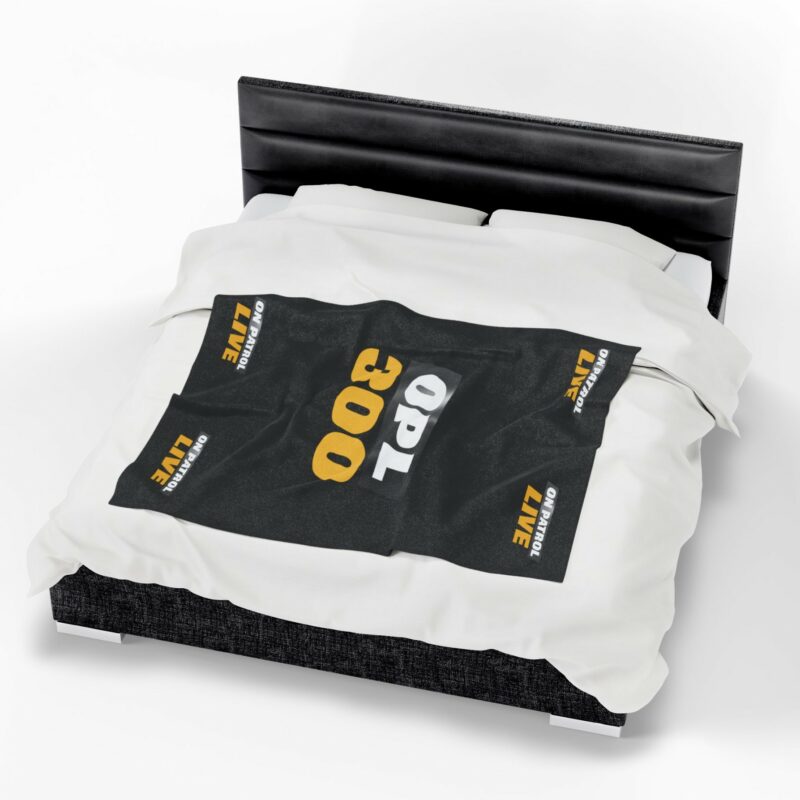 On Patrol Live OPL 300 Velveteen Plush Blanket