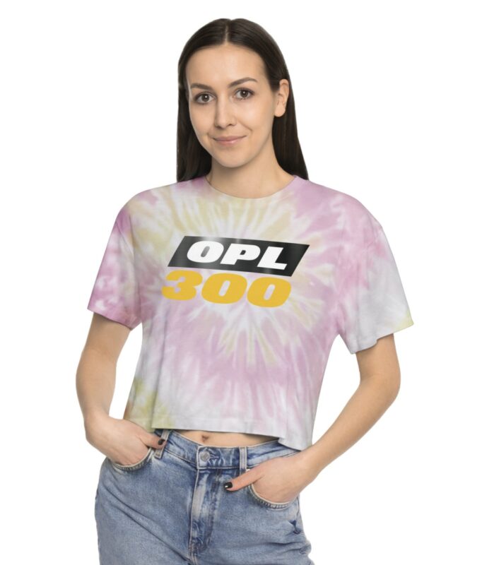 On Patrol Live OPL 300 Women's Tie-Dye Crop Tee