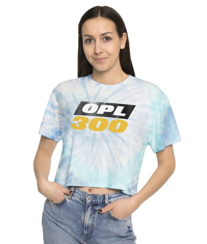 On Patrol Live OPL 300 Women's Tie-Dye Crop Tee