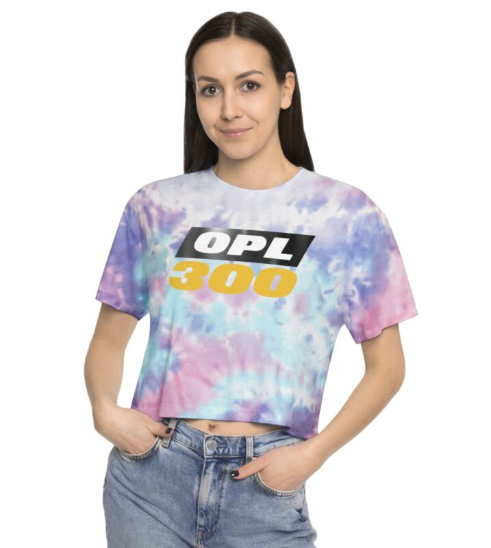 On Patrol Live OPL 300 Women's Tie-Dye Crop Tee