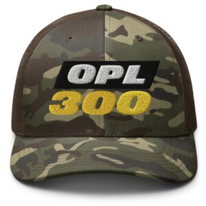 On Patrol Live OPL 300th Camouflage trucker hat