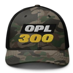 On Patrol Live OPL 300th Camouflage trucker hat