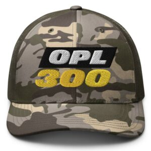 On Patrol Live OPL 300th Camouflage trucker hat
