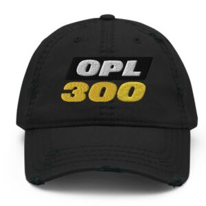 On Patrol Live OPL 300th Distressed Dad Hat