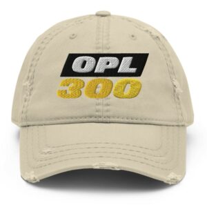 On Patrol Live OPL 300th Distressed Dad Hat