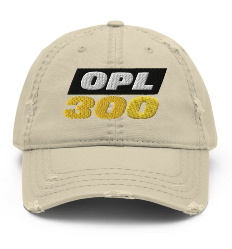 On Patrol Live OPL 300th Distressed Dad Hat