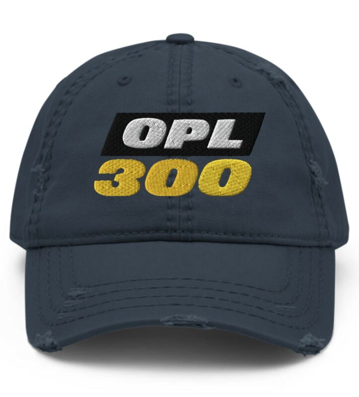 On Patrol Live OPL 300th Distressed Dad Hat