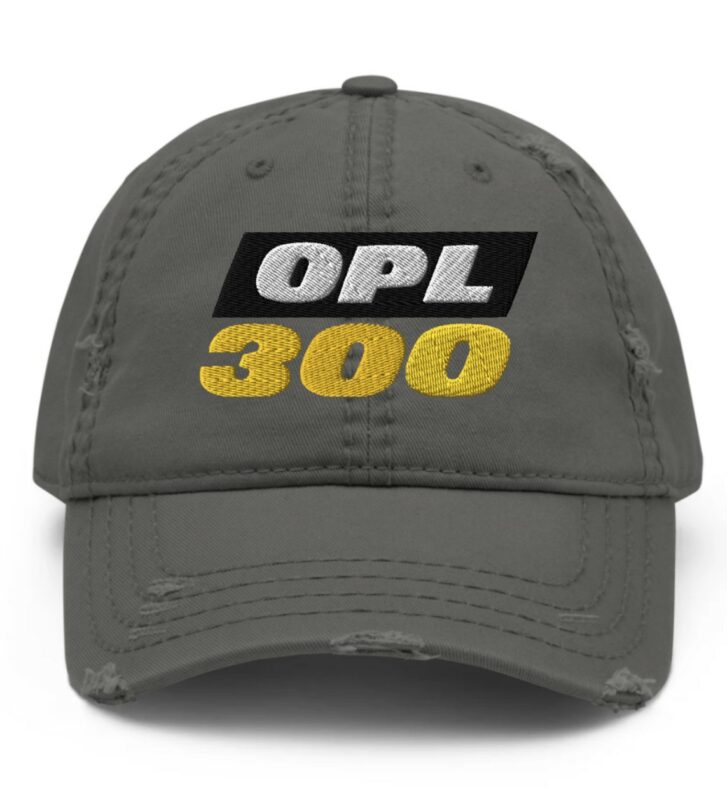 On Patrol Live OPL 300th Distressed Dad Hat