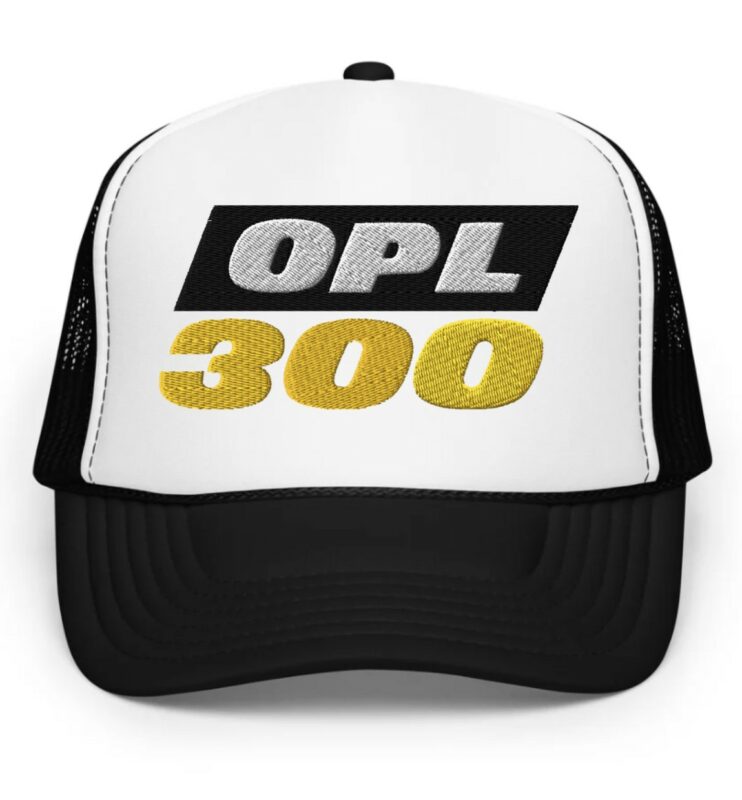 On Patrol Live OPL 300th Foam trucker hat