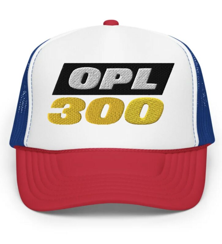On Patrol Live OPL 300th Foam trucker hat