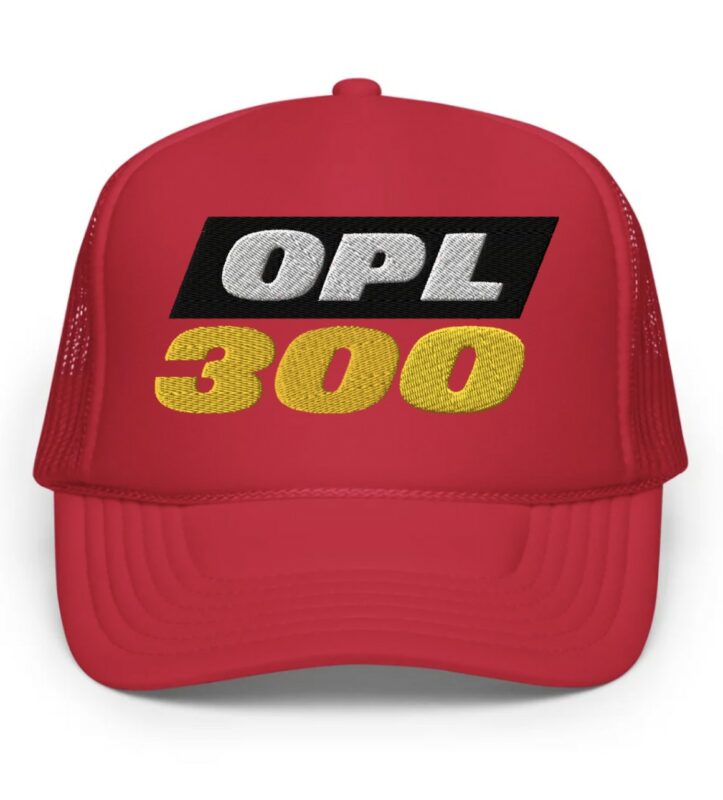 On Patrol Live OPL 300th Foam trucker hat