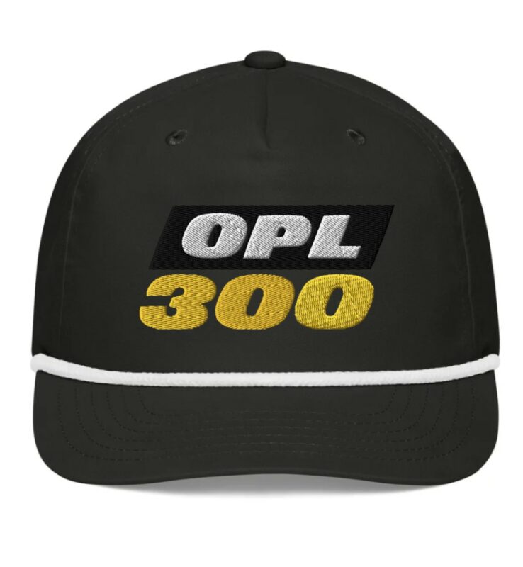 On Patrol Live OPL 300th Golf Rope Cap