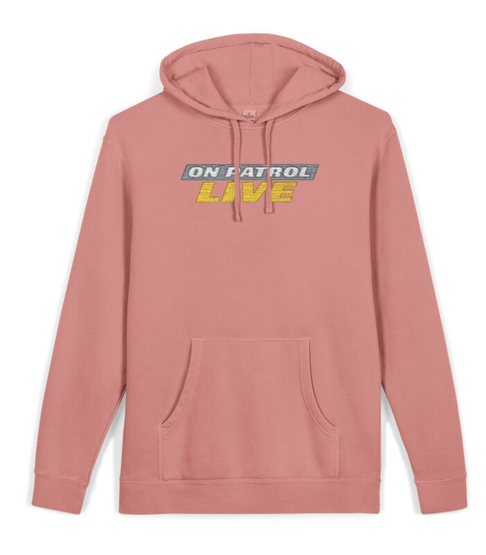 On Patrol Live Pigment-Dyed Hoodie (Embroidery)