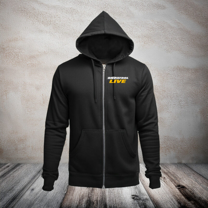 On Patrol Live Zip Hoodie with Logo