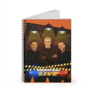 Police Show Merchandise On Patrol Live Spiral Notebook - Ruled Line