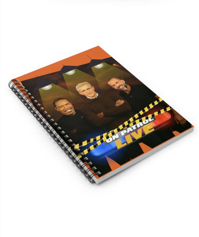 Police Show Merchandise On Patrol Live Spiral Notebook - Ruled Line