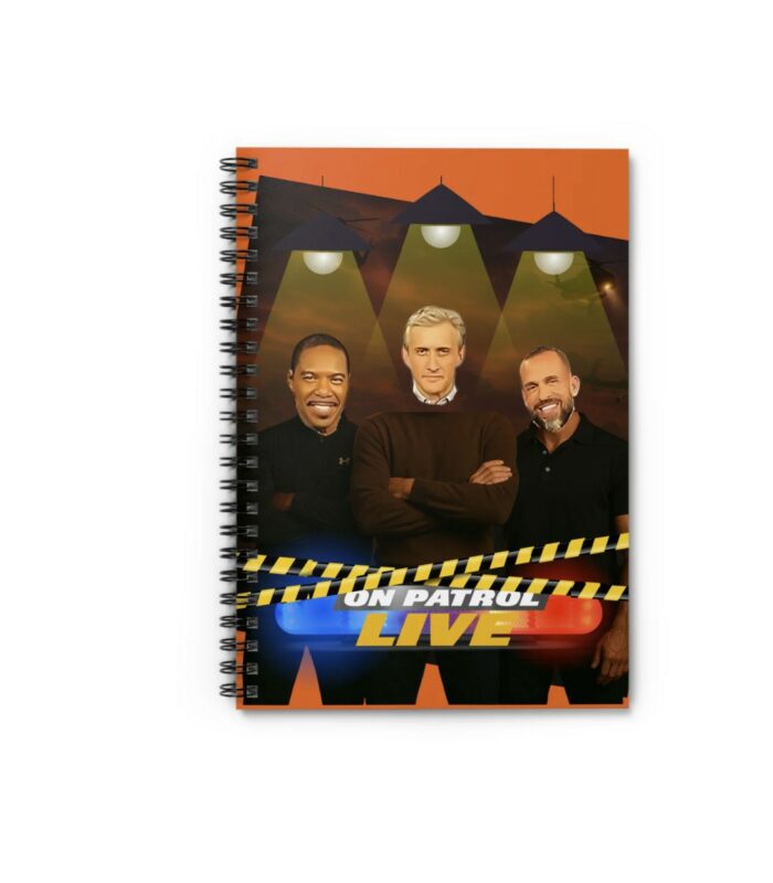 Police Show Merchandise On Patrol Live Spiral Notebook - Ruled Line