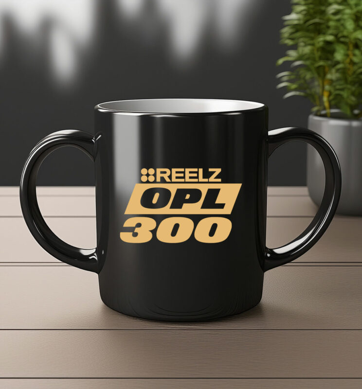 Reelz OPL 300th Episode Commemorative Mug