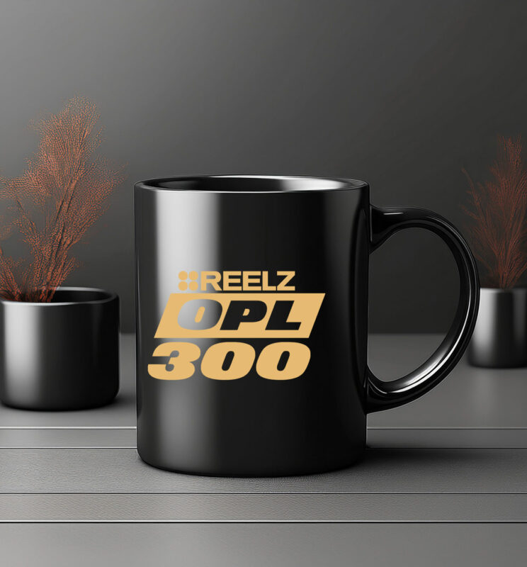 Reelz OPL 300th Episode Commemorative Mug