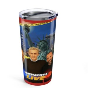 Vibrant Crime Scene On Patrol Live Tumbler