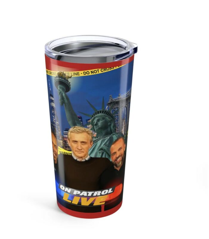 Vibrant Crime Scene On Patrol Live Tumbler