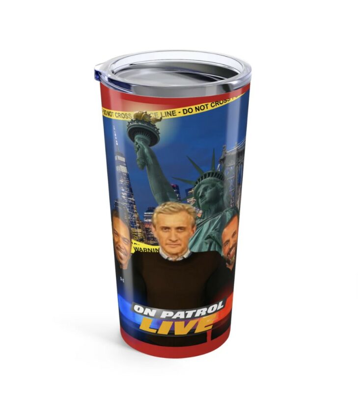 Vibrant Crime Scene On Patrol Live Tumbler