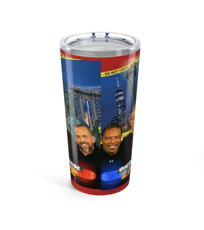 Vibrant Crime Scene On Patrol Live Tumbler