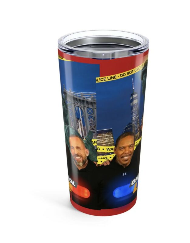 Vibrant Crime Scene On Patrol Live Tumbler