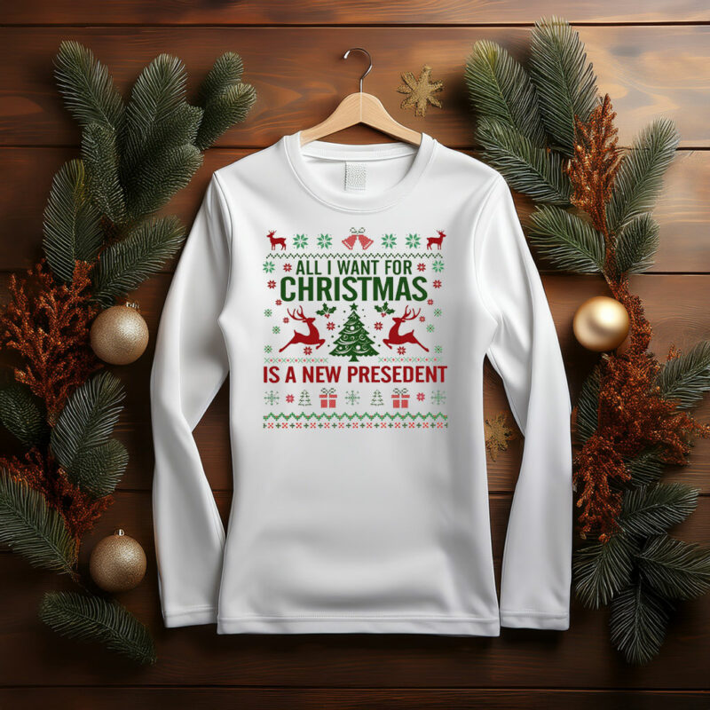 All I Want For Christmas Is A New President Shirt