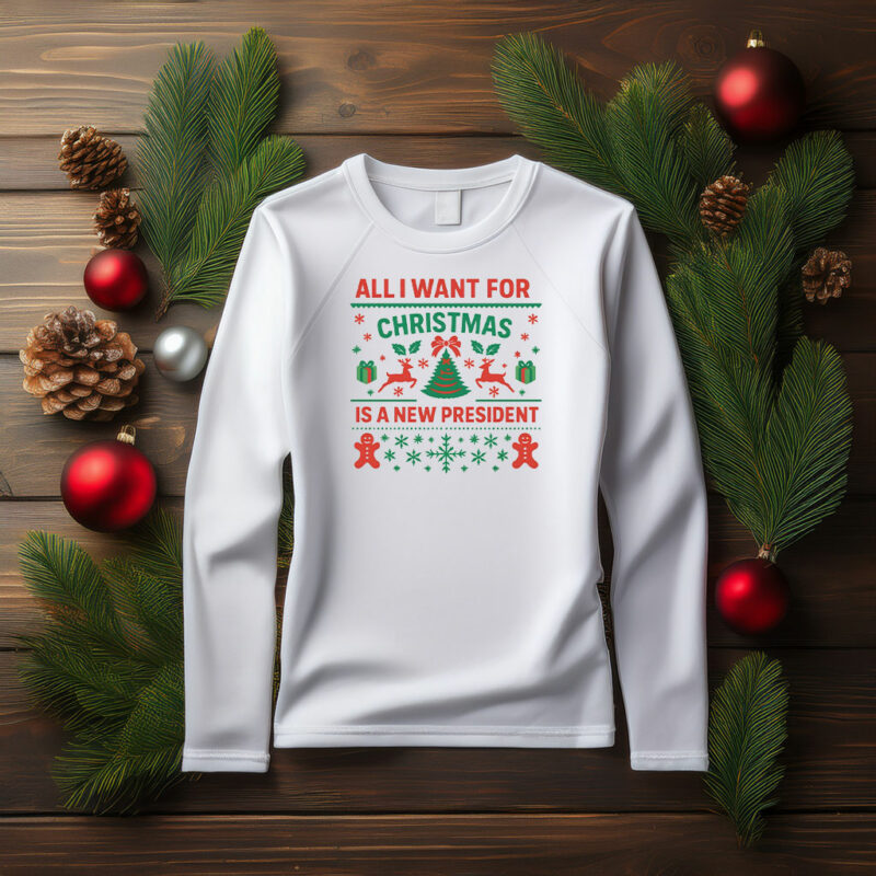 All I Want For Christmas Is New President Tee