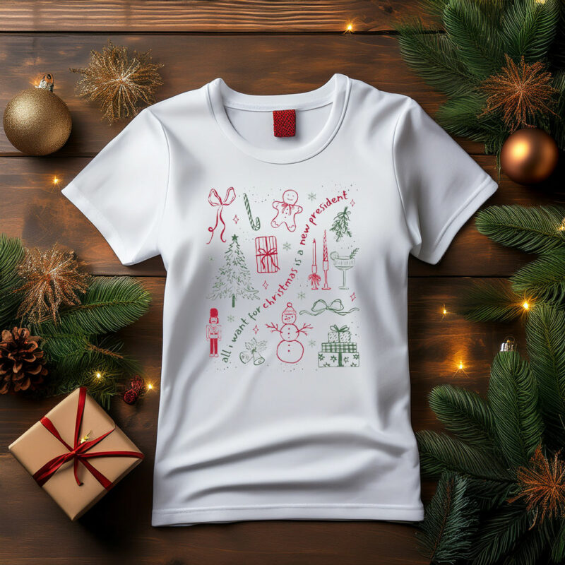 All I Want for Christmas Is A New President Sweatshirt