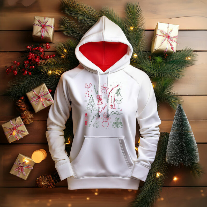 All I Want for Christmas Is A New President Sweatshirt