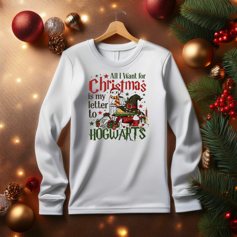All I Want for Christmas Is My Hogwarts Letter Sweatshirt