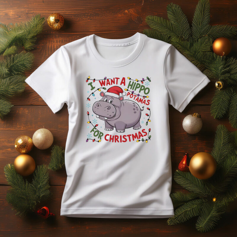 I Want A Hippopotamus For Christmas Sweatshirt