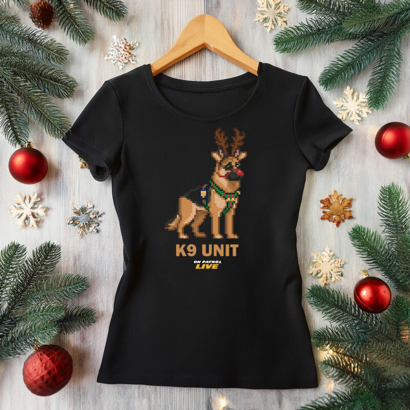 On Patrol Live K9 Unit Fleece Holiday Sweatshirt