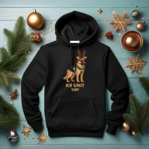 On Patrol Live K9 Unit Fleece Holiday Sweatshirt
