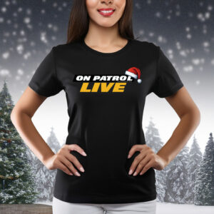 On Patrol Live Logo Santa Clause Hat Fleece Sweatshirt