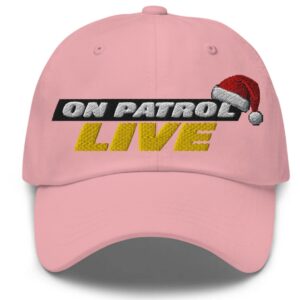 On Patrol Live Logo Santa Clause Hat