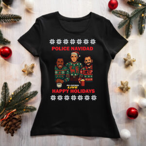 On Patrol Live Police Navidad with Hosts Fleece Sweatshirt