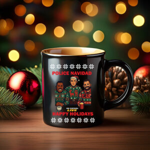 On Patrol Live Police Navidad with Hosts Mug