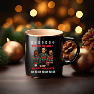 On Patrol Live Police Navidad with Hosts Mug